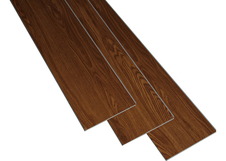 Rétro feuille en bois de vinyle de PVC de regard, plancher confortable de planche de PVC de contact