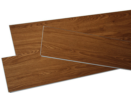 Rétro feuille en bois de vinyle de PVC de regard, plancher confortable de planche de PVC de contact