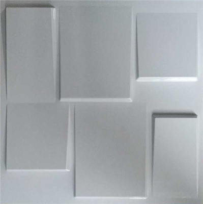 Les panneaux de mur légers de PVC 3D imperméabilisent l'extérieur avec la conception de relief par mode