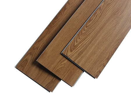 Texture en bois de clic de SPC de vinyle de plancher arrière sec rigide de planche avec la mousse d'IXPE