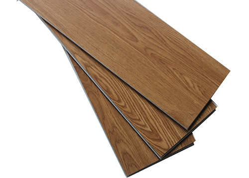 Plancher d'intérieur de vinyle de regard de stratifié de PVC, texture en stratifié en bois de carrelages de vinyle d'effet