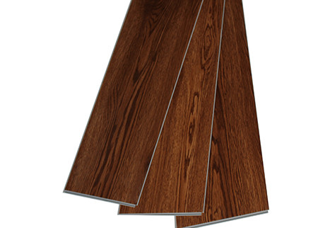 Plancher de planche de vinyle de résistant à l'eau de preuve de feu, carrelages en bois de vinyle de PVC de conception