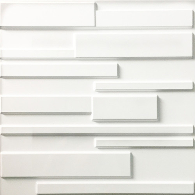 Panneaux de mur de PVC 3D de l'épaisseur 1mm pour le ménage/administration/commerce
