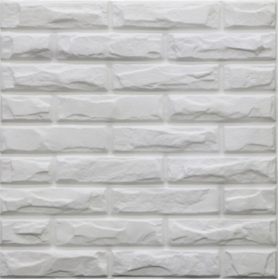 Taille texturisée de durabilité de panneaux de mur de PVC de mode populaire 19,7 pouces