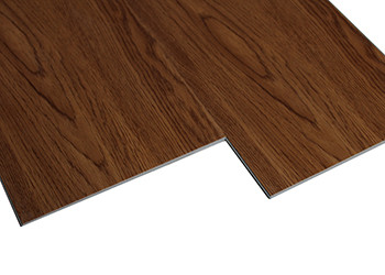 Résistance plate de tache de plancher de vinyle de PVC avec le film de décor de la couche d'usage/PVC